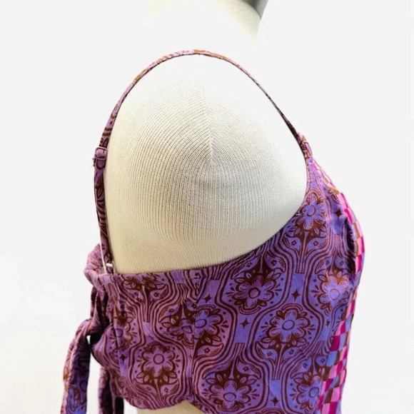 NWT SO GOODS FOR LIFE Juniors Sleeveless Straps Pullover Crop Tank Top Size M - Picture 4 of 10